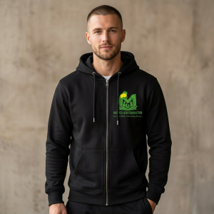 Unisex/mens hoodie with zip